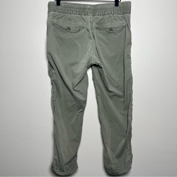 VTG Gramicci Women Pants 8 Green Capri‎ Gorpcore Pull On Cotton Utility Outdoor - Picture 7 of 12